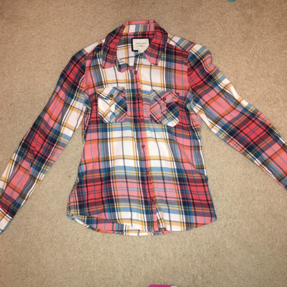 Plaid long sleeve